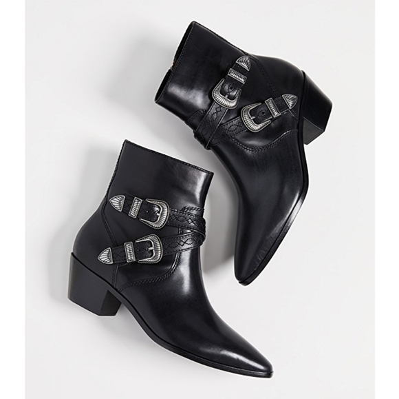 Gorgeous Frye Double-Buckle Booties - Picture 4 of 8